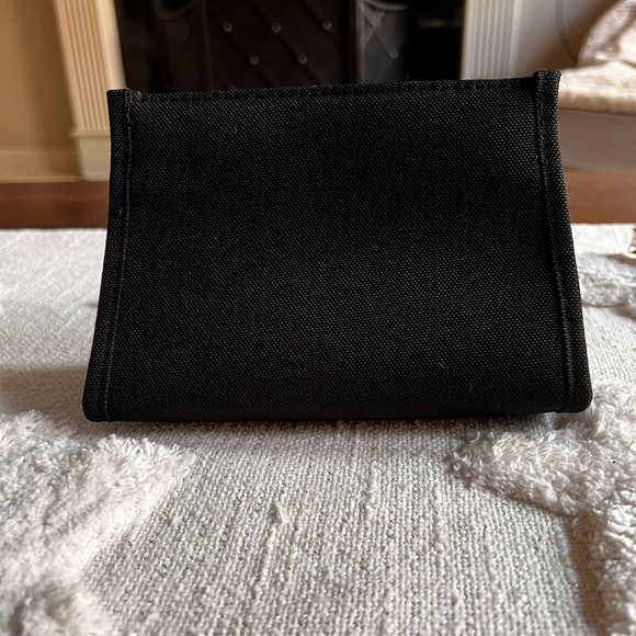 DIOR BLACK CANVAS COSMETICS BAG ~ NEW - Picture 2 of 8